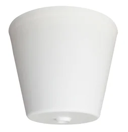 Pavillon Conique Tibelec, Plastique, Blanc