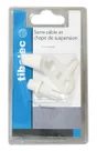 Chape De Suspension Tibelec, Plastique, Blanc