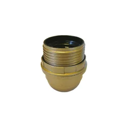 Douille 1/2 Filetée E27 Tibelec, Plastique, Or 60 W