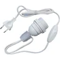 Adaptateur bouteille E27 en plastique, TIBELEC, 60 W blanc