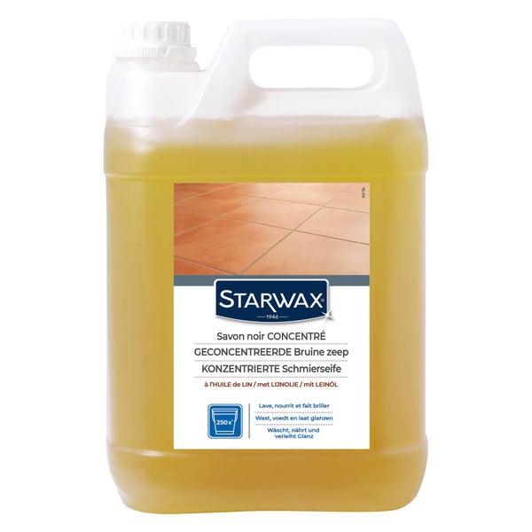 Savon Noir À L'Huile De Lin Starwax 5 L