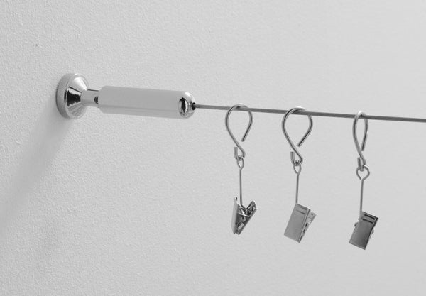 Câble Seul Pour Mur, Chromé, L.4 M