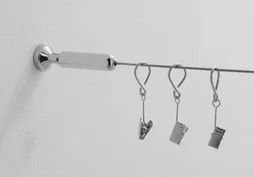 Câble Seul Pour Mur, Chromé, L.4 M