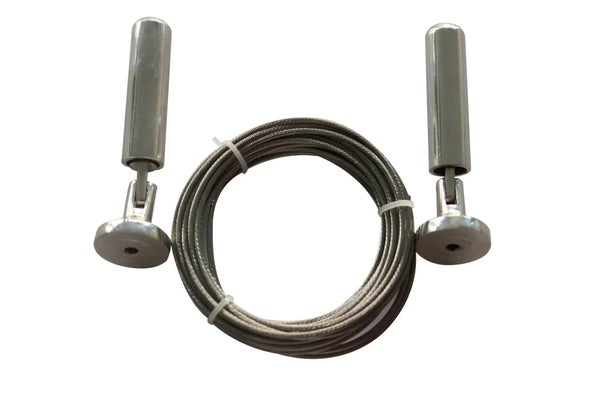 Câble Seul Pour Plafond, Chromé, L.4 M