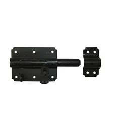 Verrou De Box Porte Cadenas Acier Prépeint, H.100 X L.150 X P.25 Mm