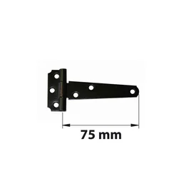 Penture anglaise en acier noir prépeint, L.100 x EP.1,5 mm AFBAT