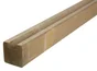 Poteau bois en U Diego, CERLAND, l.7 x P.7 x H.220 cm classe 3