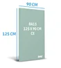 Plaque de plâtre BA 13 L.125 x l.90 cm CE, KNAUF