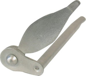 Arrêt Feuille À Visser Inox Brossé, H.70 X L.22 X P.110 Mm