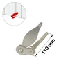 Arrêt Feuille À Visser Inox Brossé, H.70 X L.22 X P.110 Mm