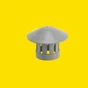 Chapeau De Ventilation Femelle Pvc Gris Girpi, Diam.100 Mm