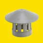 Chapeau De Ventilation Femelle Pvc Gris Girpi, Diam.100 Mm