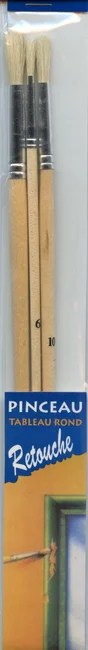 Lot de pinceaux pour peinture meuble, porte ou volet, NESPOLI
