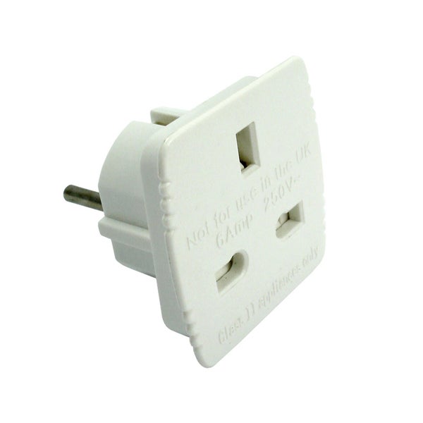 Adaptateur Grande-Bretagne vers France avec terre ZENITECH