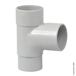 Culotte 87.3° Pvc Gris Girpi, Dév.16 Cm Diam.50 Mm