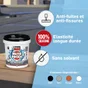 Revêtement liquide stop fuite pour toiture plate et incliné, RUBSON, 1 kg gris