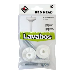 Kit Chevilles À Expansion Lavabo Red Head, Diam.10 X L.30 Mm