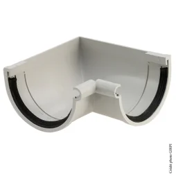 Angle Intérieur À Joint Pvc Gris Girpi, Dév.33 Cm