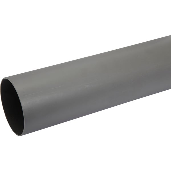 Tube PVC d'évacuation Diam. 100 mm, 1m