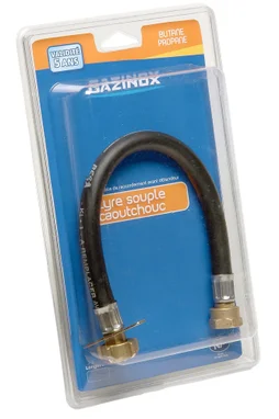 Lyre De Raccordement Caoutchouc Pour Gaz Butane / Propane, Femelle, Gazinox