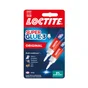Lot de 2 colle de réparation Cyanoacrylate Super glue 3 universel LOCTITE, 3g tr