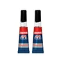 Lot de 2 colle de réparation Cyanoacrylate Super glue 3 universel LOCTITE, 3g tr
