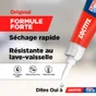 Lot de 2 colle de réparation Cyanoacrylate Super glue 3 universel LOCTITE, 3g tr