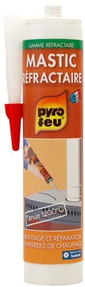Mastic réfractaire, PYROFEU, 310 ml