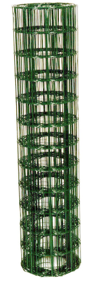 Grillage rouleau soudé vert, H.1.2 x l.20 m, maille 100X100