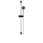 Pommeau de douche simple avec flexible et barre, chromé