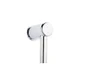 Pommeau de douche simple avec flexible et barre, chromé