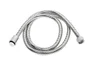 Pommeau de douche simple avec flexible et barre, chromé