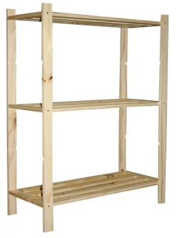 Etagère Pin, 3 Tablettes , L.70 X P.30 X H.90 Cm