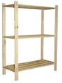 Etagère Pin, 3 Tablettes , L.70 X P.30 X H.90 Cm