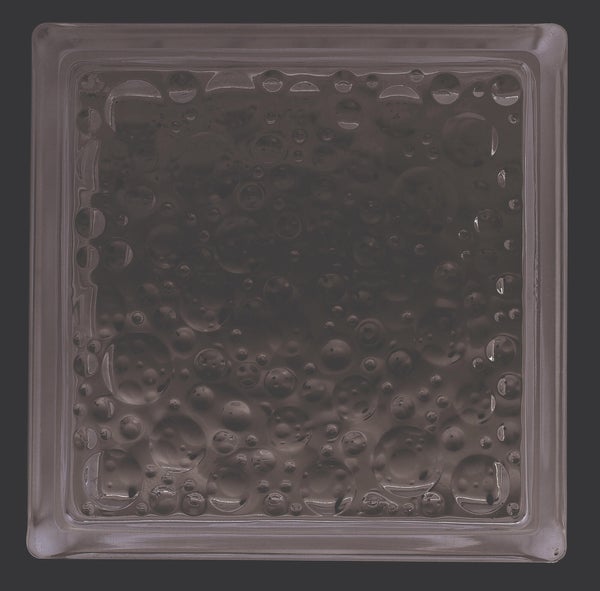 Brique De Verre, Transparent Bullé Brillant