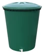 Récupérateur d'eau aérien GARANTIA cylindrique vert , 310 L