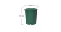 Cuve à eau cylindrique vert 510 L GARANTIA