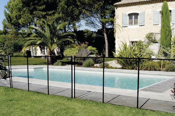 Barrière pvc souple pour piscine AQUALUX, H.125 x l.320 cm
