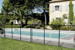 Barrière pvc souple pour piscine AQUALUX, H.125 x l.320 cm