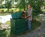 Composteur Monobloc Garantia 627001 Vert Sapin 600 L