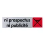 Plaque Ni Prospectus Ni Pub En Plastique