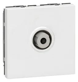 Prise Tv Type F Mosaic, Legrand, Blanc
