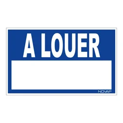 Plaque À Louer En Plastique