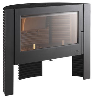 Poêle à bûche Itaya, INVICTA, 12 kW anthracite