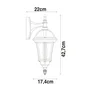 Applique Descendante Extérieure E27 Max 100W Rouille Jaipur Inspire