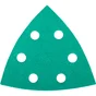 Lot de 10 patins abrasifs, NORTON, 93 x 93 mm grains 80