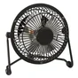Mini ventilateur de table, EQUATION, Lara noir, D 10 cm 4 W 