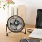 Mini ventilateur de table, EQUATION, Lara noir, D 10 cm 4 W 