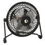 Mini ventilateur de table, EQUATION, Lara noir, D 10 cm 4 W 