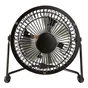 Mini ventilateur de table, EQUATION, Lara noir, D 10 cm 4 W 